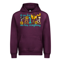 Mauve Wine if one has faith one has everything Urban Hoodie - texasbilliewilder