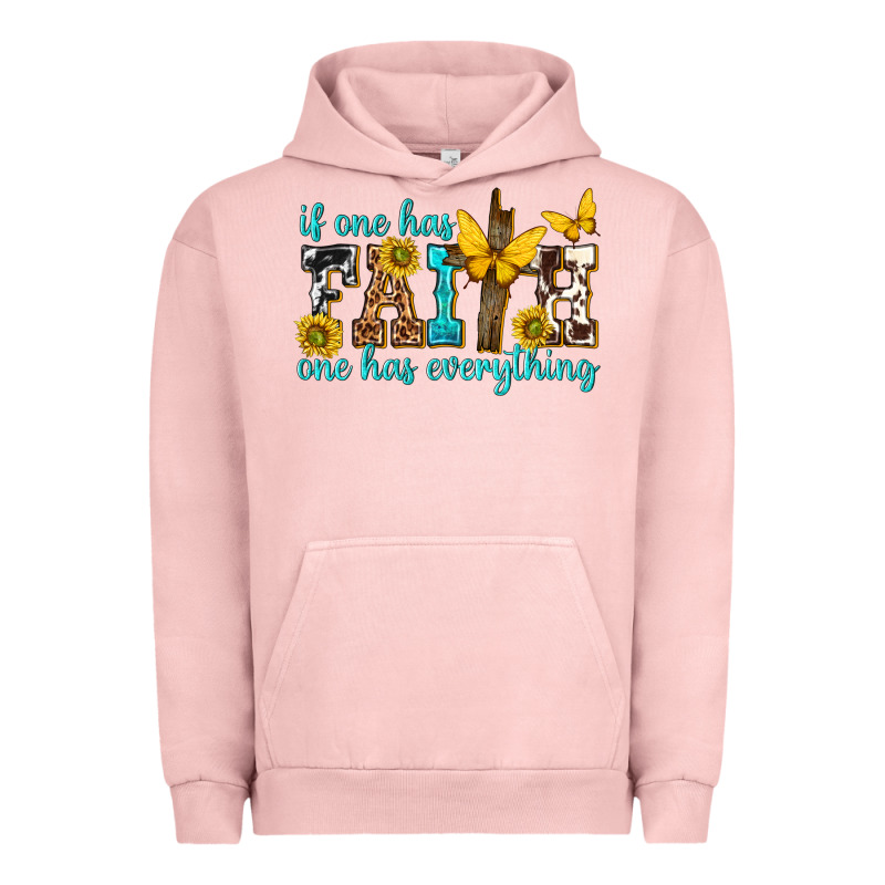 If One Has Faith One Has Everything Urban Hoodie by texasbilliewilder | Teevron