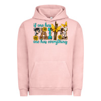 Pigment Salmon if one has faith one has everything Urban Hoodie - texasbilliewilder