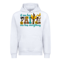 White if one has faith one has everything Urban Hoodie - texasbilliewilder