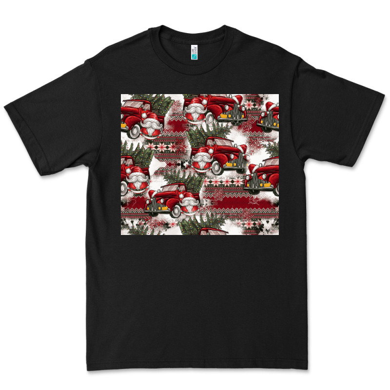 Vintage Christmas Car Pattern Premium Tee by CowhideDigitalArt | Teevron