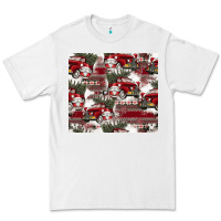 White vintage christmas car pattern Premium Tee - CowhideDigitalArt