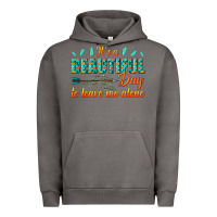 Pigment Tornado its a beautiful day to leave me alone Urban Hoodie - texasbilliewilder