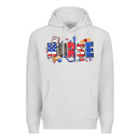 Dove Grey American nurse Premium Hoodie - Zillion Design Studio