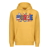 Mustard American nurse Premium Hoodie - Zillion Design Studio