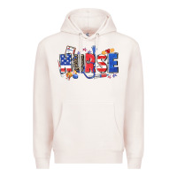 Pale Pink American nurse Premium Hoodie - Zillion Design Studio