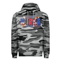 Slate Camo American nurse Premium Hoodie - Zillion Design Studio