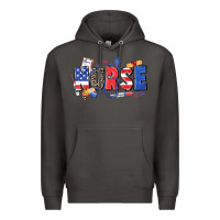 Smoke American nurse Premium Hoodie - Zillion Design Studio