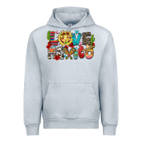 Heather Grey love mexico Urban Hoodie - Zillion Design Studio