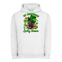 Pigment Lunar Rock st.patrick's day my shepherd is my lucky charm Urban Hoodie - RanaPortraitStore