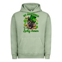 Pigment Oil Green st.patrick's day my shepherd is my lucky charm Urban Hoodie - RanaPortraitStore