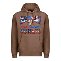 Chestnut American junkie Premium Hoodie - Zillion Design Studio