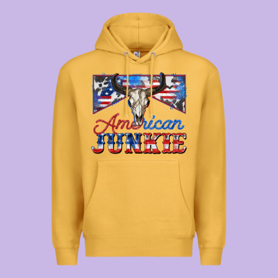 American Junkie Premium Hoodie Designed By Zillion Design Studio