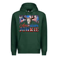 Sports Green American junkie Premium Hoodie - Zillion Design Studio