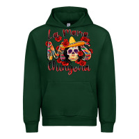 Forest Green la mama mas chingona Urban Hoodie - Zillion Design Studio