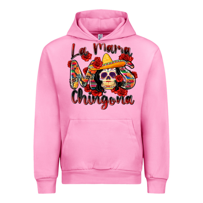 La Mama Mas Chingona Urban Hoodie by Zillion Design Studio | Teevron