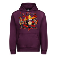 Mauve Wine la mama mas chingona Urban Hoodie - Zillion Design Studio