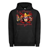 Pigment Black la mama mas chingona Urban Hoodie - Zillion Design Studio