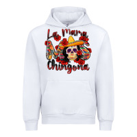 White la mama mas chingona Urban Hoodie - Zillion Design Studio
