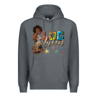 Rock afro woman loc queen Premium Hoodie - texasbilliewilder