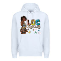 White afro woman loc queen Premium Hoodie - texasbilliewilder