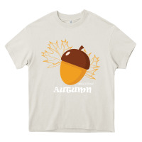 Cream Welcome Autumn Heavy Core Tee - Bettercallsaul