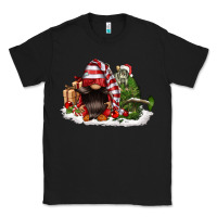 Black christmas gnome and tree Classic Tee - FaDigitalArtStudio
