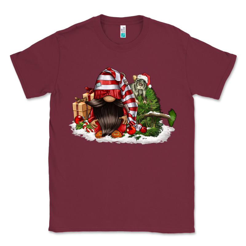 Christmas Gnome And Tree Classic Tee by FaDigitalArtStudio | Teevron