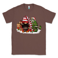 Chestnut christmas gnome and tree Classic Tee - FaDigitalArtStudio