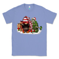 Colony Blue christmas gnome and tree Classic Tee - FaDigitalArtStudio