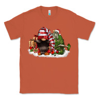 Copper christmas gnome and tree Classic Tee - FaDigitalArtStudio