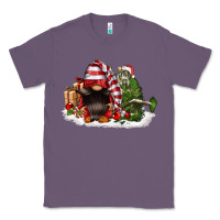 Lavender christmas gnome and tree Classic Tee - FaDigitalArtStudio