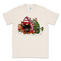 Natural christmas gnome and tree Classic Tee - FaDigitalArtStudio