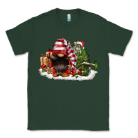 Sports Green christmas gnome and tree Classic Tee - FaDigitalArtStudio
