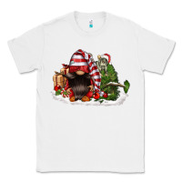 White christmas gnome and tree Classic Tee - FaDigitalArtStudio