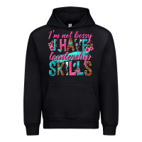 Black im not bossy i have leadership skills Urban Hoodie - texasbilliewilder