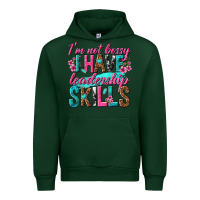 Forest Green im not bossy i have leadership skills Urban Hoodie - texasbilliewilder