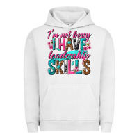 Pigment Lunar Rock im not bossy i have leadership skills Urban Hoodie - texasbilliewilder