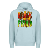 Blue Mist black and proud Premium Hoodie - texasbilliewilder