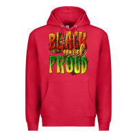 Cardinal black and proud Premium Hoodie - texasbilliewilder