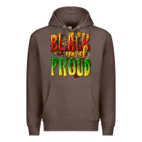 Coffee black and proud Premium Hoodie - texasbilliewilder