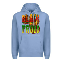 Colony Blue black and proud Premium Hoodie - texasbilliewilder