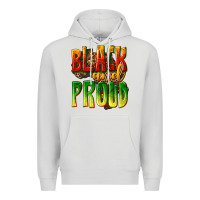 Dove Grey black and proud Premium Hoodie - texasbilliewilder
