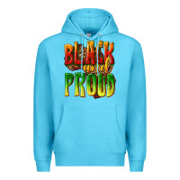 Ocean Blue black and proud Premium Hoodie - texasbilliewilder
