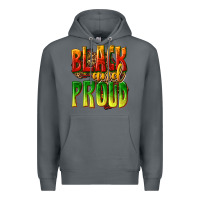 Rock black and proud Premium Hoodie - texasbilliewilder