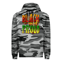 Slate Camo black and proud Premium Hoodie - texasbilliewilder