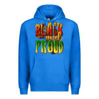 True Royal black and proud Premium Hoodie - texasbilliewilder