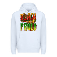 White black and proud Premium Hoodie - texasbilliewilder