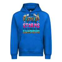 Cobalt ive survived too many storms to be bothered by raindrops Urban Hoodie - texasbilliewilder