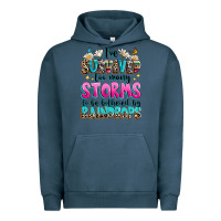 Pigment Midnight Navy ive survived too many storms to be bothered by raindrops Urban Hoodie - texasbilliewilder